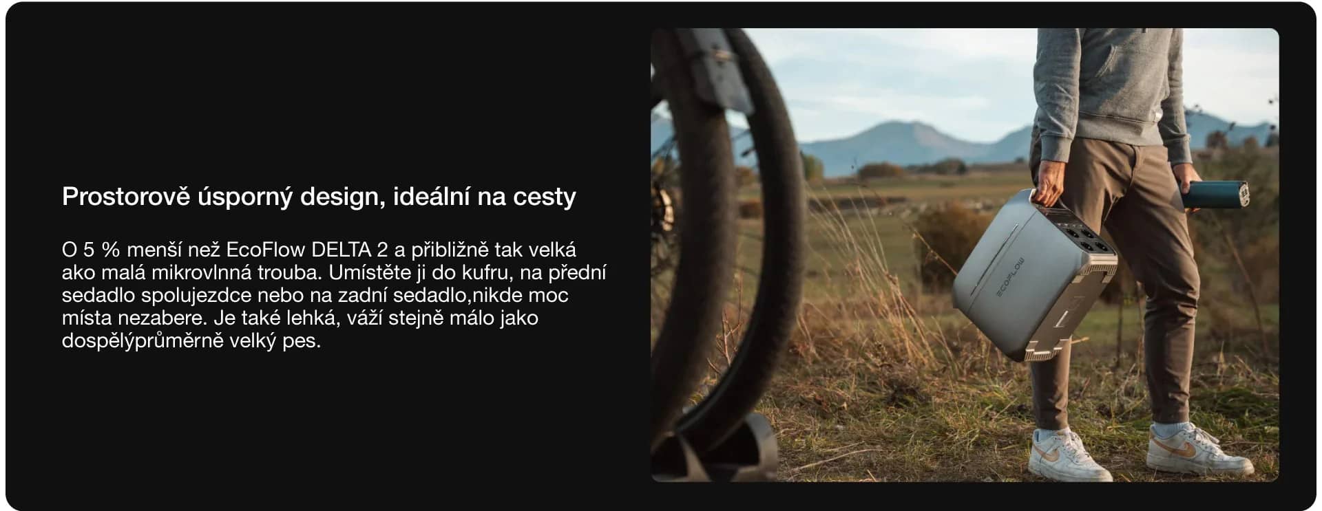 EcoFlow - DELTA 3 Plus - bateriová stanice v kompaktním designu